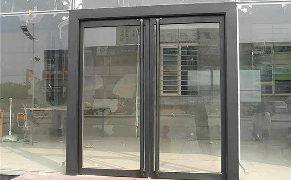 武山玻璃地弹门