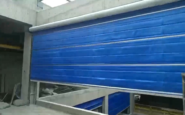 大型物流园区完成武山防火门整体安装工程